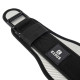 Пояс атлетичний текстильний EZOUS CARBON FIBER BELT WITH WAIST PAD O-08 спинка-16см розмір S-L чорний