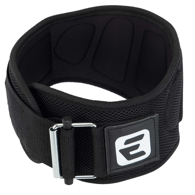 Пояс атлетичний текстильний EZOUS TRAINING BELT 2.0 O-09 спинка-17см розмір S-L чорний
