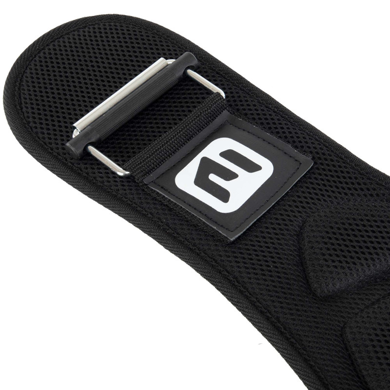 Пояс атлетичний текстильний EZOUS TRAINING BELT 2.0 O-09 спинка-17см розмір S-L чорний