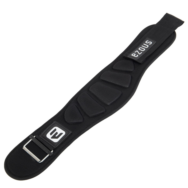 Пояс атлетичний текстильний EZOUS TRAINING BELT 2.0 O-09 спинка-17см розмір S-L чорний