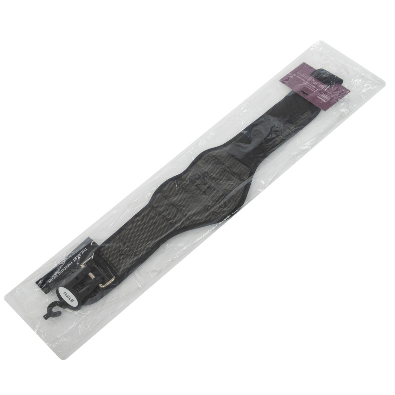 Пояс атлетичний текстильний EZOUS HARBINGER POWER BELT O-10 спинка-20см розмір S-L чорний