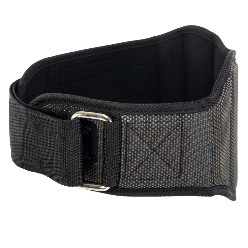 Пояс атлетичний текстильний EZOUS HARBINGER POWER BELT O-10 спинка-20см розмір S-L чорний