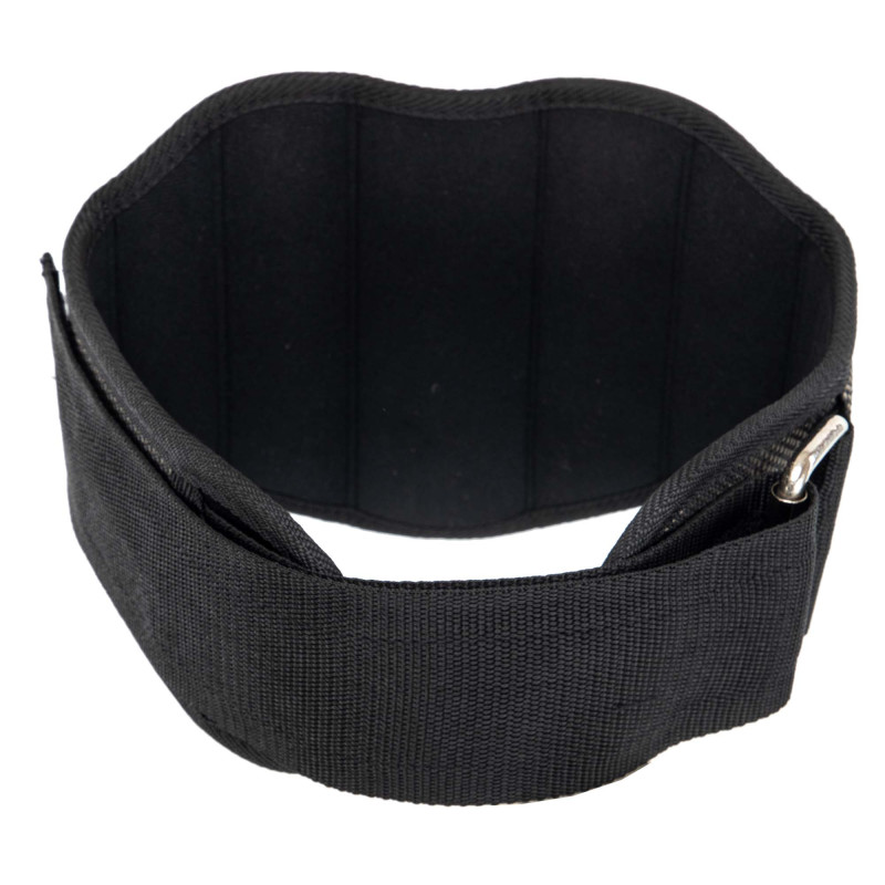 Пояс атлетичний текстильний EZOUS HARBINGER POWER BELT O-10 спинка-20см розмір S-L чорний