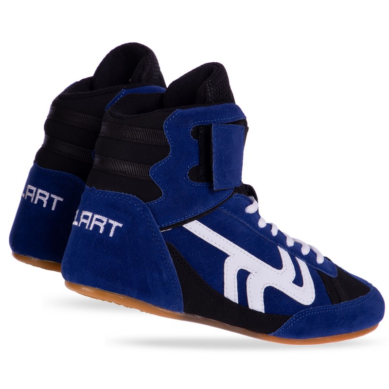 Борцовки взуття для боротьби Zelart OB-3957 розмір 30-45 синій-чорний
