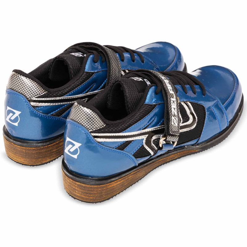 Штангетки для важкої атлетики та пауерліфтингу Zelart OB-6319-BL розмір 38-45 синій-чорний