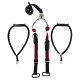 Петлі тренувальні EZOUS SUSPENSION STRAP (rip 60) F45 model P-07 чорний-фіолетовий