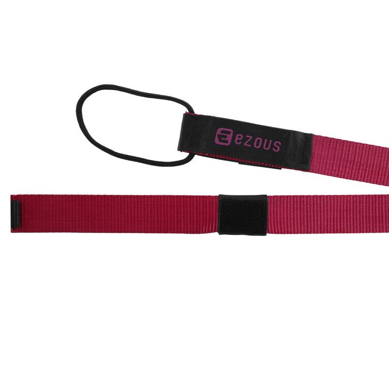 Петлі тренувальні EZOUS SUSPENSION STRAP (rip 60) F45 model P-07 чорний-фіолетовий
