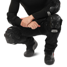 Комплект мотозахисту наколінники та налокітники PRO-BIKER P34 чорний