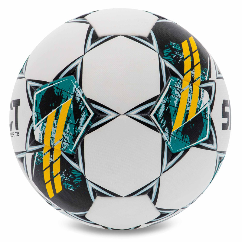М'яч футбольний SELECT PIONEER TB FIFA BASIC V23 PIONEER-WY №5 білий-жовтий