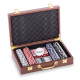 Набір для покеру в кейсі з екошкіри Poker game set SP-Sport PK200L 200 фішок
