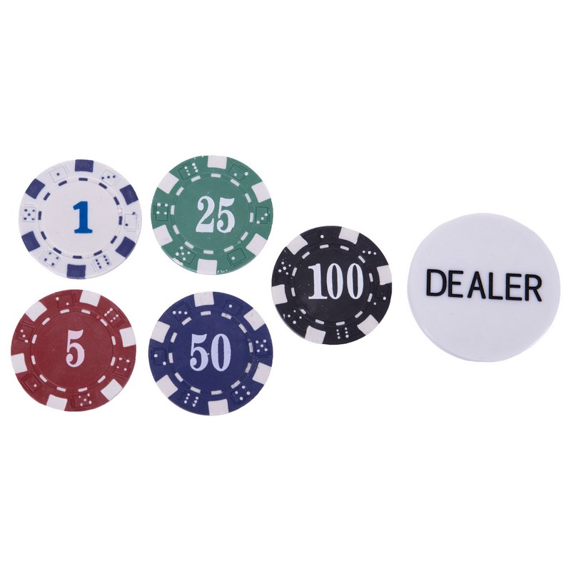 Набір для покеру в кейсі з екошкіри Poker game set SP-Sport PK300L 300 фішок