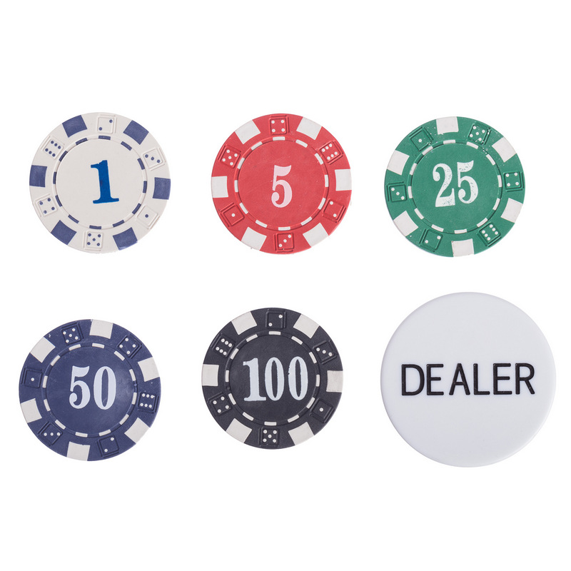 Набір для покеру в кейсі з екошкіри Poker game set SP-Sport PK500L 500 фішок