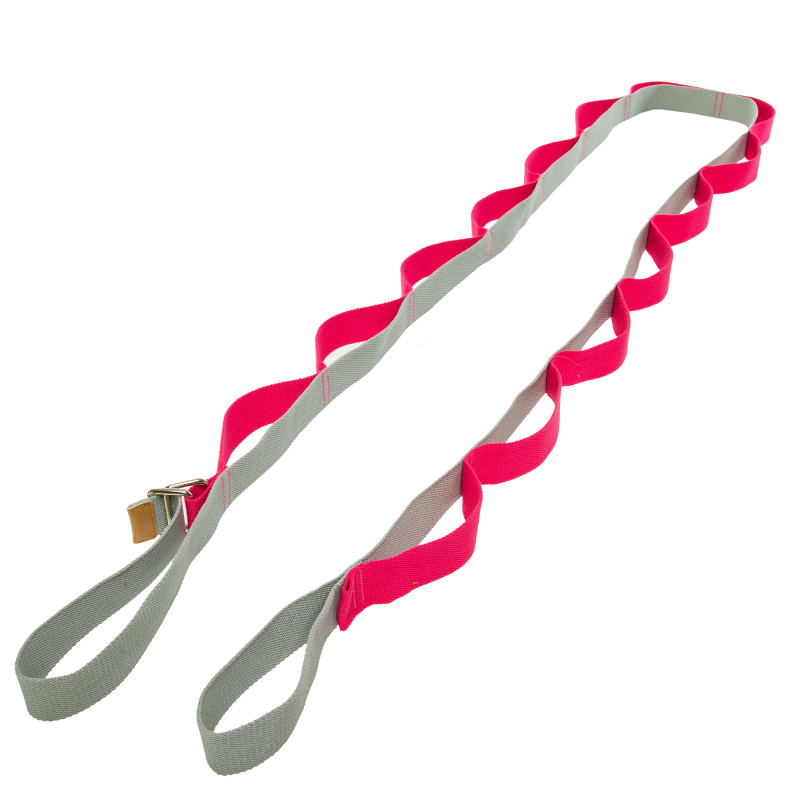 Стрічка стропа з петлями для розтяжки Stretch Strap з дверним якорем SP-Sport PL-1796 14 петель кольори в асортименті
