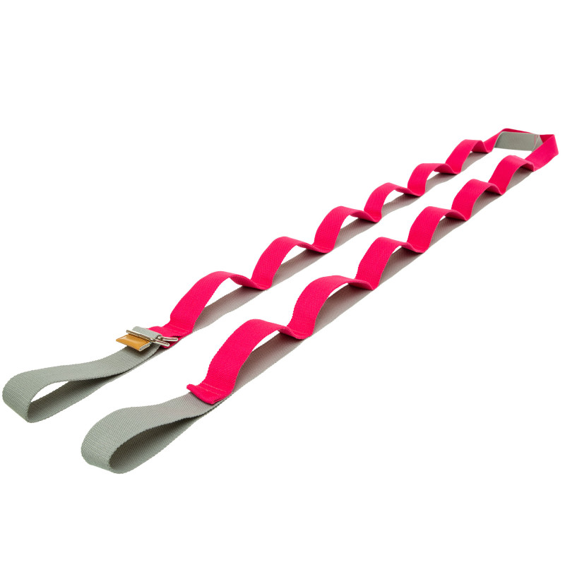 Стрічка стропа з петлями для розтяжки Stretch Strap з дверним якорем SP-Sport PL-1796 14 петель кольори в асортименті