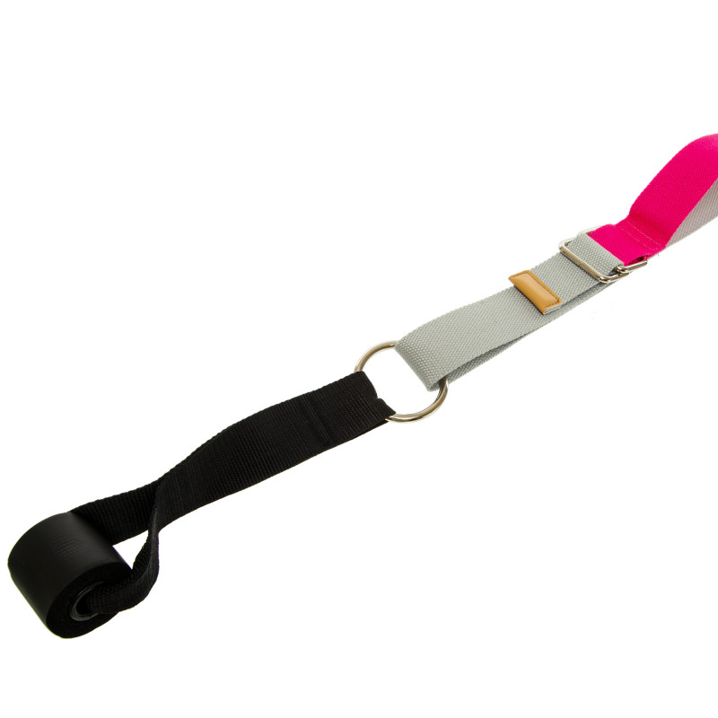 Стрічка стропа з петлями для розтяжки Stretch Strap з дверним якорем SP-Sport PL-1796 14 петель кольори в асортименті