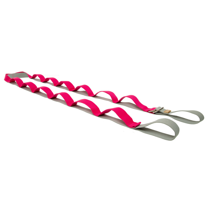 Стрічка стропа з петлями для розтяжки Stretch Strap з дверним якорем SP-Sport PL-1796 14 петель кольори в асортименті