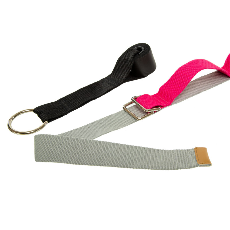 Стрічка стропа з петлями для розтяжки Stretch Strap з дверним якорем SP-Sport PL-1796 14 петель кольори в асортименті