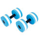 Гантель для аквафітнесу та аквааеробіки аква-гантель Aqua Dumbbell SP-Sport PL-3351 1шт блакитний-білий