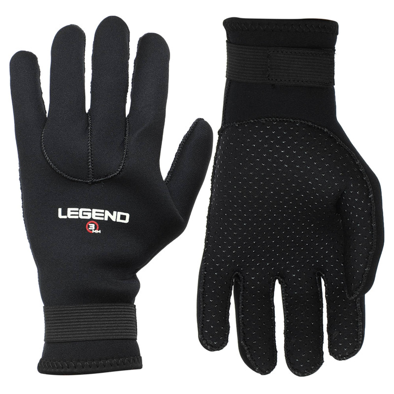 Рукавиці для дайвінгу LEGEND PL-6103 M-XL-8-11 чорний