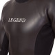 Гідрокостюм мокрого типу для триатлону LEGEND PL-6537 розмір XS-XXL 3мм чорний