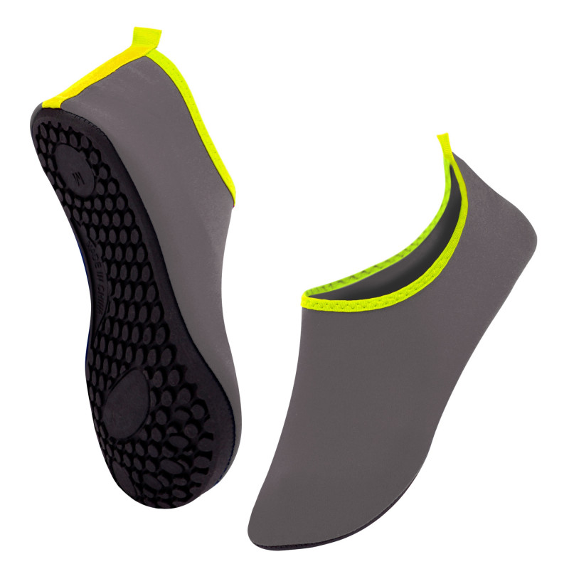 Неопренове взуття аквашузи Skin Shoes SP-Sport PL-6962-GN розмір 35-42 сірий-салатовий