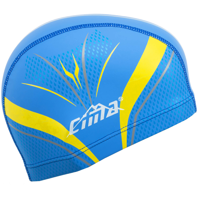 Шапочка для плавання текстильна з покриттям PU Cima PL-8688 кольори в асортименті