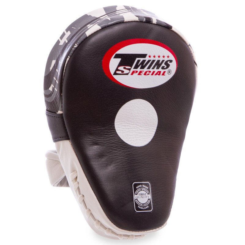 Лапа боксерська вигнута тренувальна шкіра TWINS PML10 18x27x4,5см 1штука кольори в асортименті
