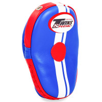 Лапа боксерська вигнута тренувальна шкіра TWINS PML14 27x20x10см 1штука кольори в асортименті