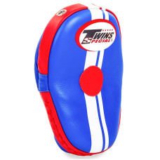 Лапа боксерська вигнута тренувальна шкіра TWINS PML14 27x20x10см 1штука кольори в асортименті