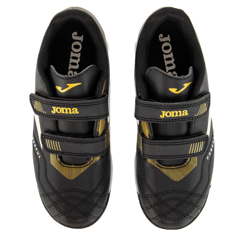 Футзалки взуття для міні-футболу дитяче на липучці Joma POWERFUL POJW2401INV розмір 26-34 чорний