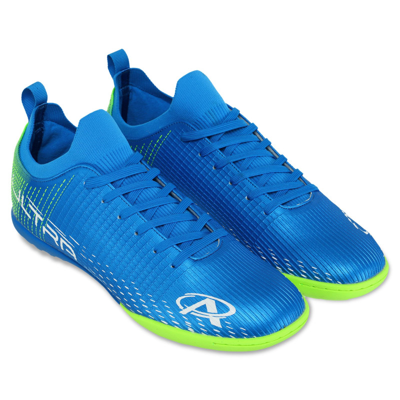 Сороконіжки футбольні Pro Action PRO0402-1 розмір 40-45 синій-салатовий
