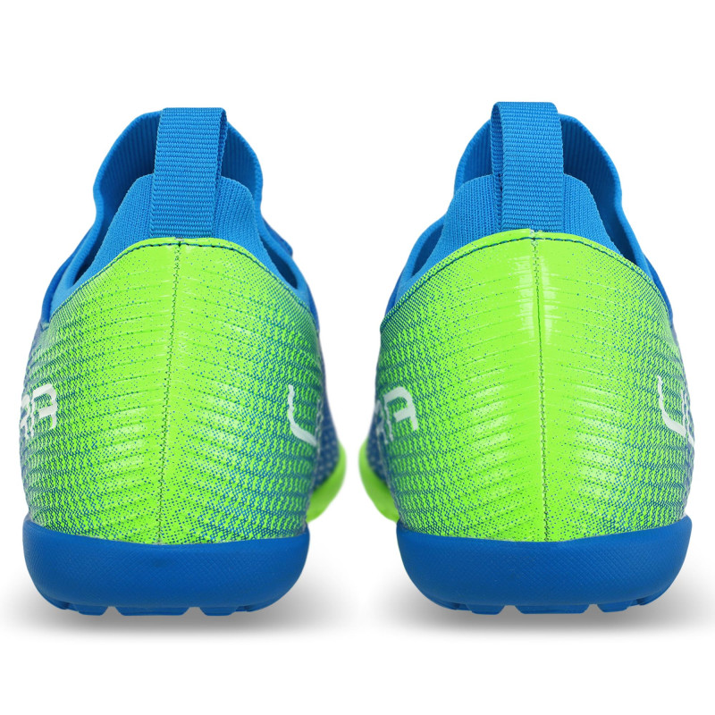 Сороконіжки футбольні Pro Action PRO0402-1 розмір 40-45 синій-салатовий
