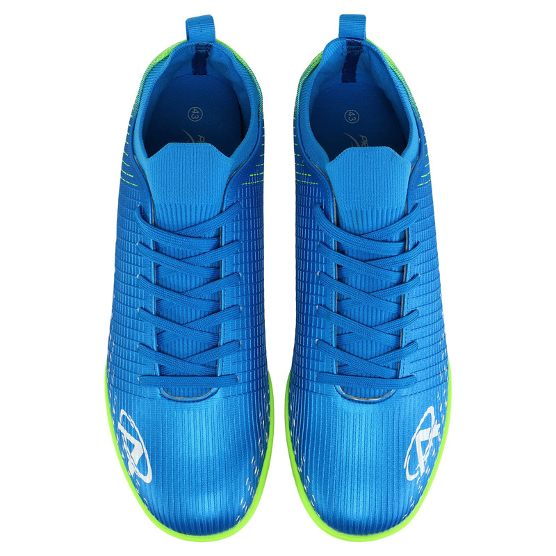Сороконіжки футбольні Pro Action PRO0402-1 розмір 40-45 синій-салатовий
