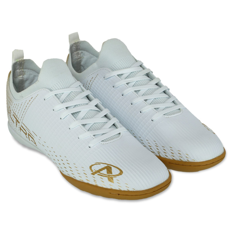 Сороконіжки футбольні Pro Action PRO0402-10 розмір 40-45 білий-золотий