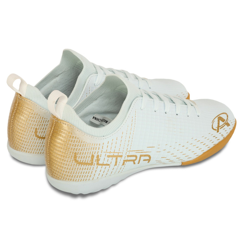 Сороконіжки футбольні Pro Action PRO0402-10B розмір 35-40 білий-золотий