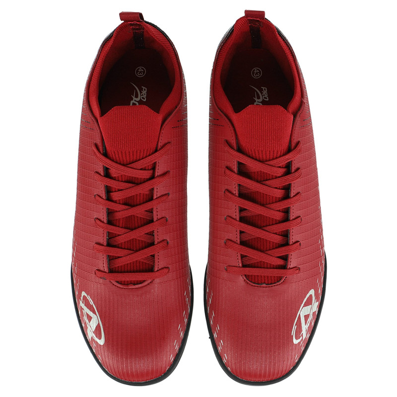 Сороконіжки футбольні Pro Action PRO0402-9 розмір 40-45 бордовий-чорний