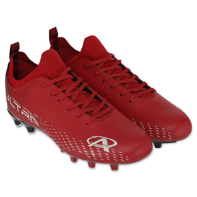 Бутси футбольні Pro Action PRO0402-9T розмір 40-45 бордовий-чорний