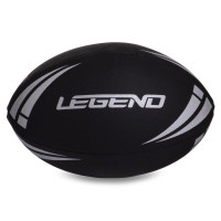 М'яч для регбі юніорський LEGEND R-3292 розмір 4 чорний-білий