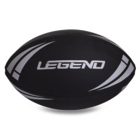 М'яч для регбі дитячий LEGEND R-3293 розмір 3 чорний-білий