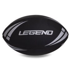 М'яч для регбі дитячий LEGEND R-3293 розмір 3 чорний-білий