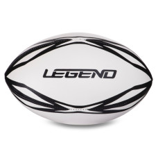 М'яч для регбі дитячий LEGEND R-3299 розмір 3 білий-чорний