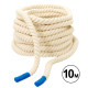 Канат для кросфіту Combat Battle Rope SP-Planeta R-4052 10м білий