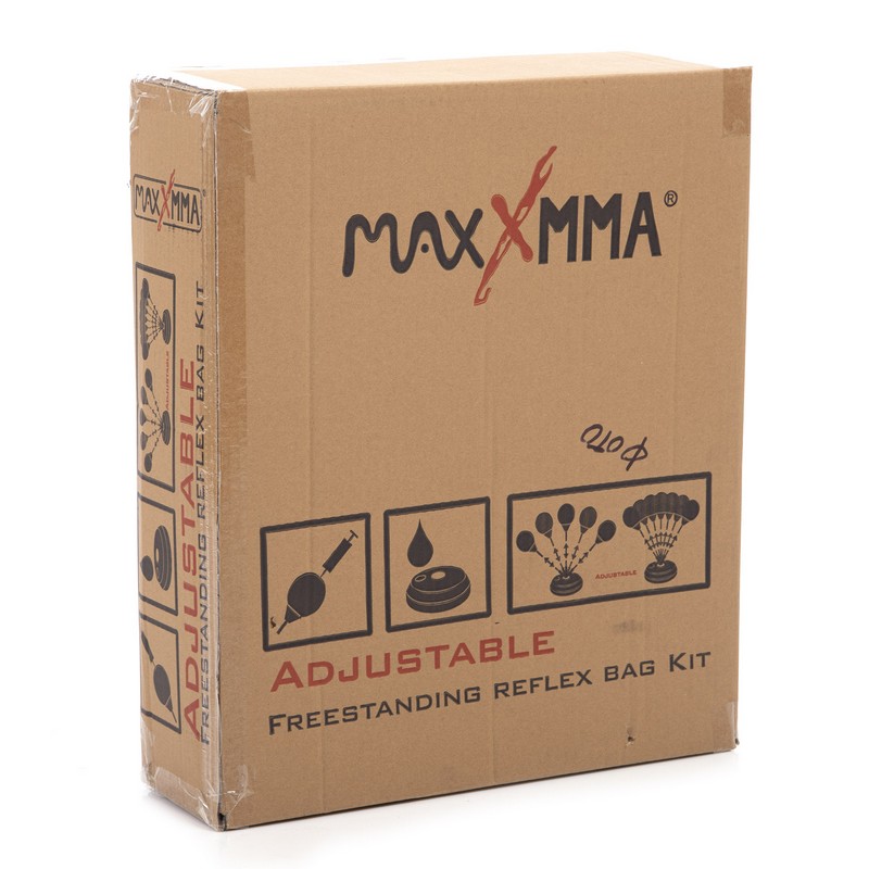Груша боксерська підлогова швидкісна з водоналивною основою MAXXMMA RAB02-A 124-156см чорний