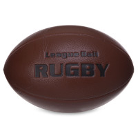 М'яч для регбі RUGBY Liga ball SP-Sport RG-0392 розмір 5 коричневий