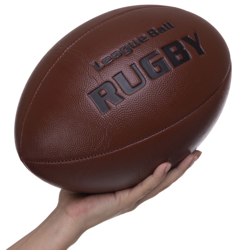 М'яч для регбі RUGBY Liga ball SP-Sport RG-0392 розмір 5 коричневий