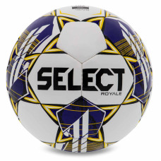 М'яч футбольний SELECT ROYALE FIFA BASIC V23 ROYALE-5WV №5 білий-фіолетовий