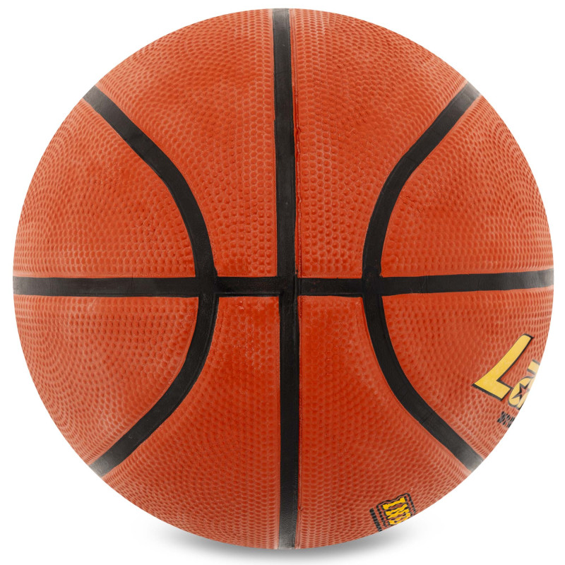 М'яч баскетбольний гумовий LANHUA Super soft Indoor S2204 розмір 6 помаранчевий