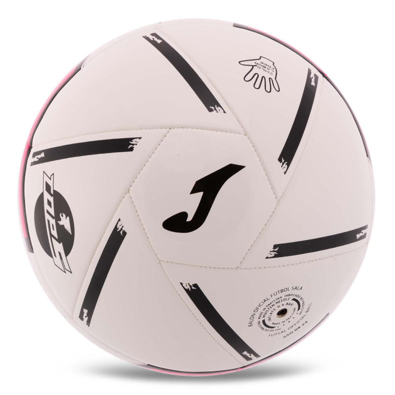 М'яч футзальний Joma NACIONAL S441800B0101 №4 білий-рожевий