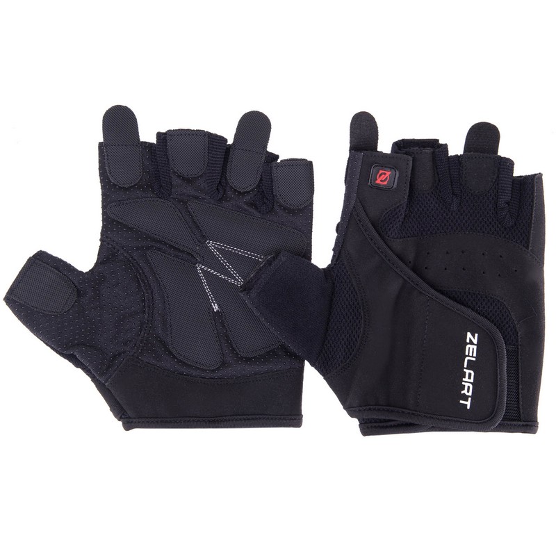 Рукавиці спортивні Zelart SB-161564 S-XXL чорний