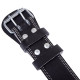 Пояс атлетичний шкіряний Zelart SB-165053 спинка-15см розмір-XS-XXL чорний